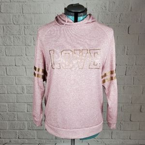Mandee pink LOVE hoodie